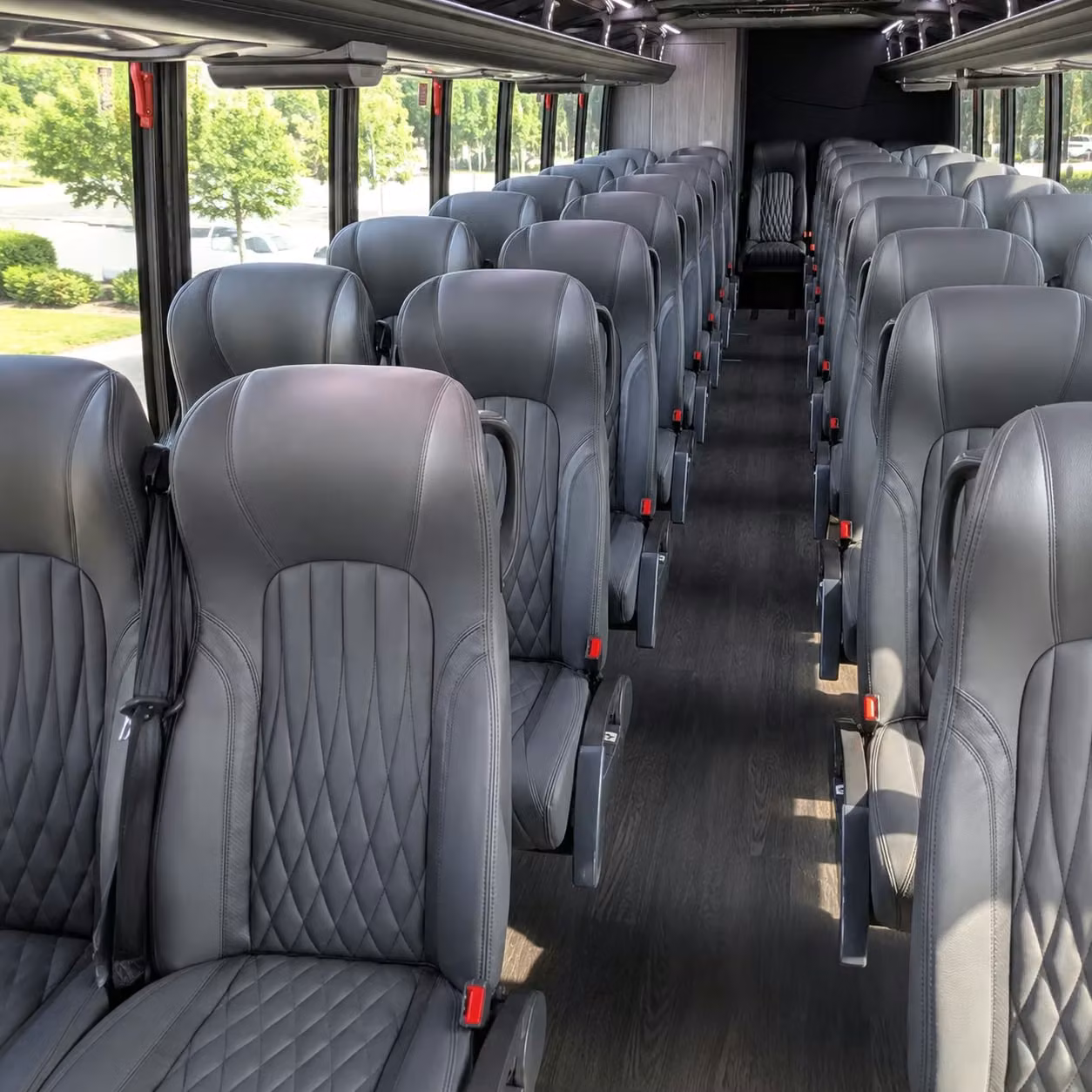 25 passenger minibus interior
