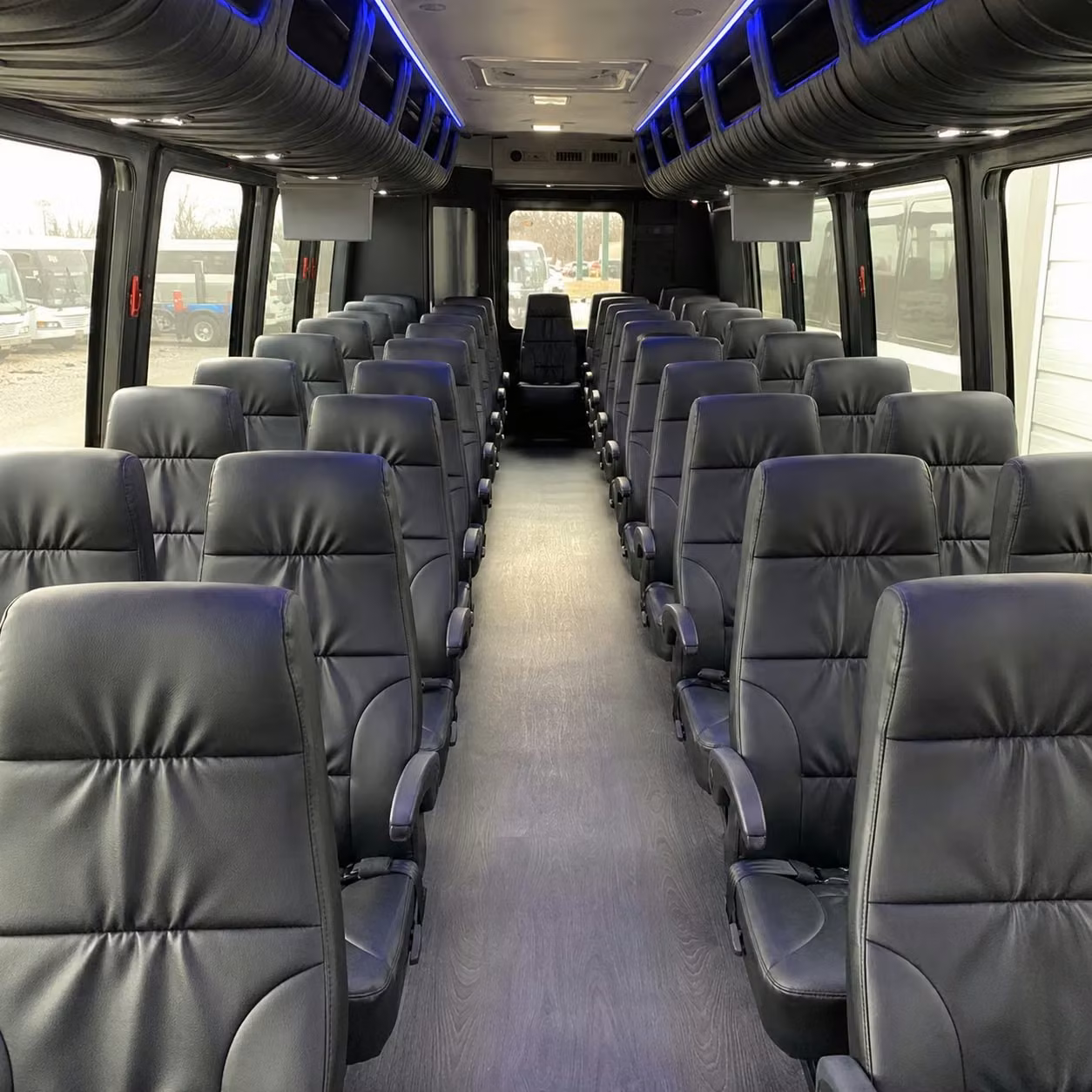 35 passenger minibus inside