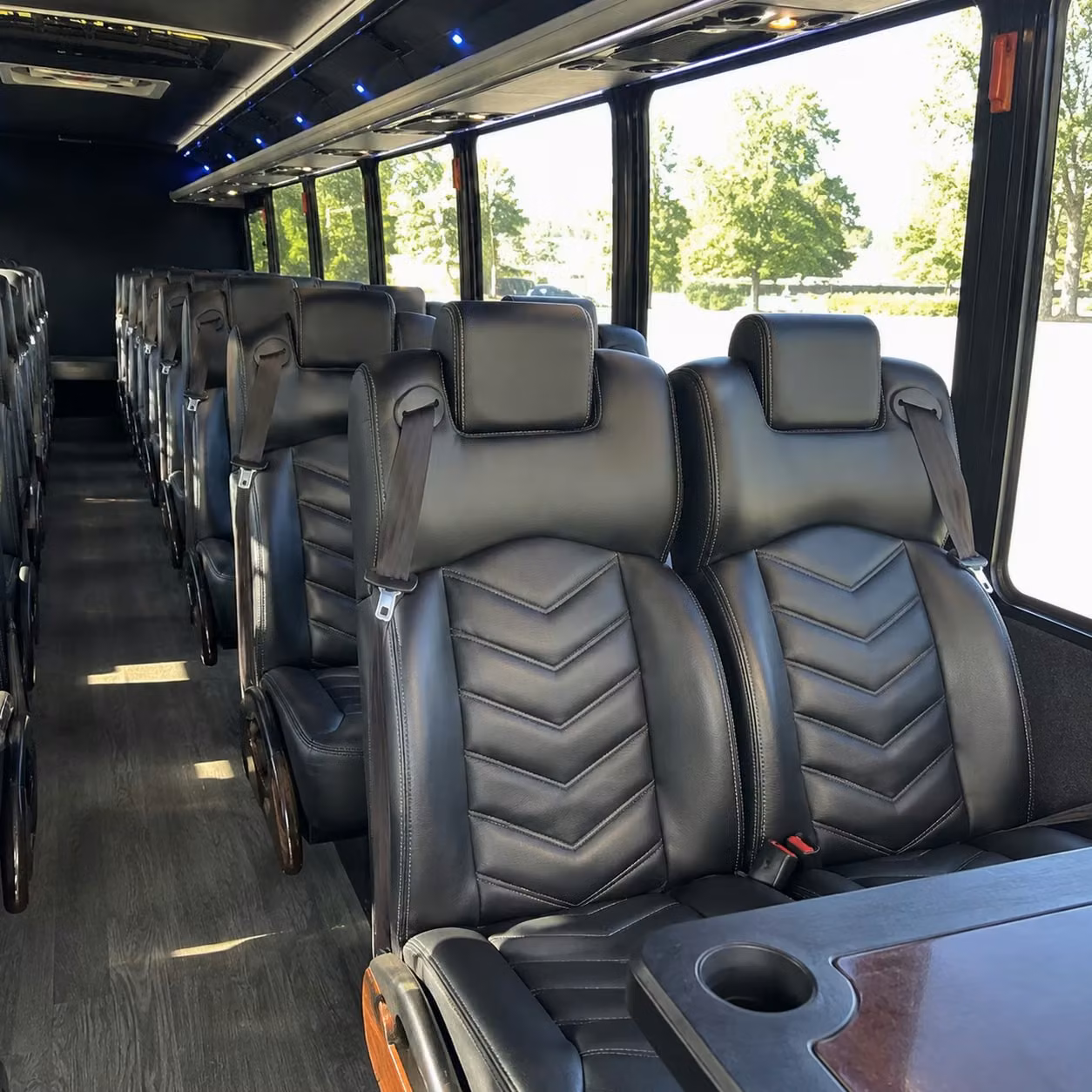 35 passenger minibus interior