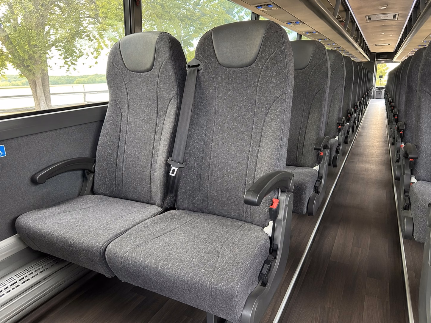 yonkers charter bus interior
