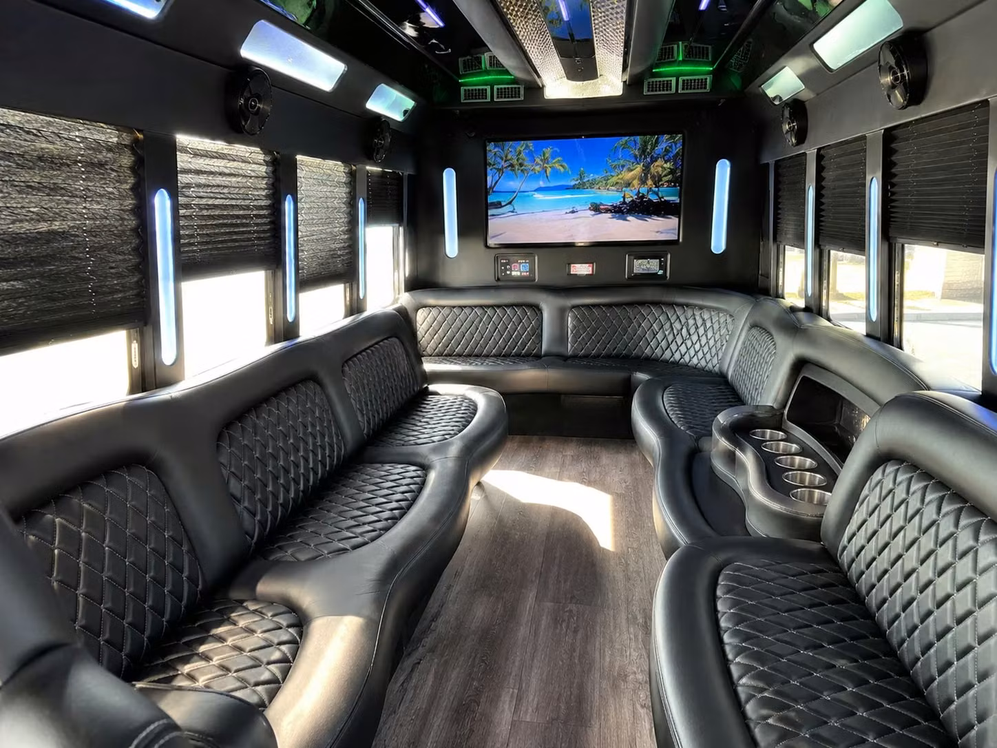 yonkers party bus rentals for outdoor amphitheater shows